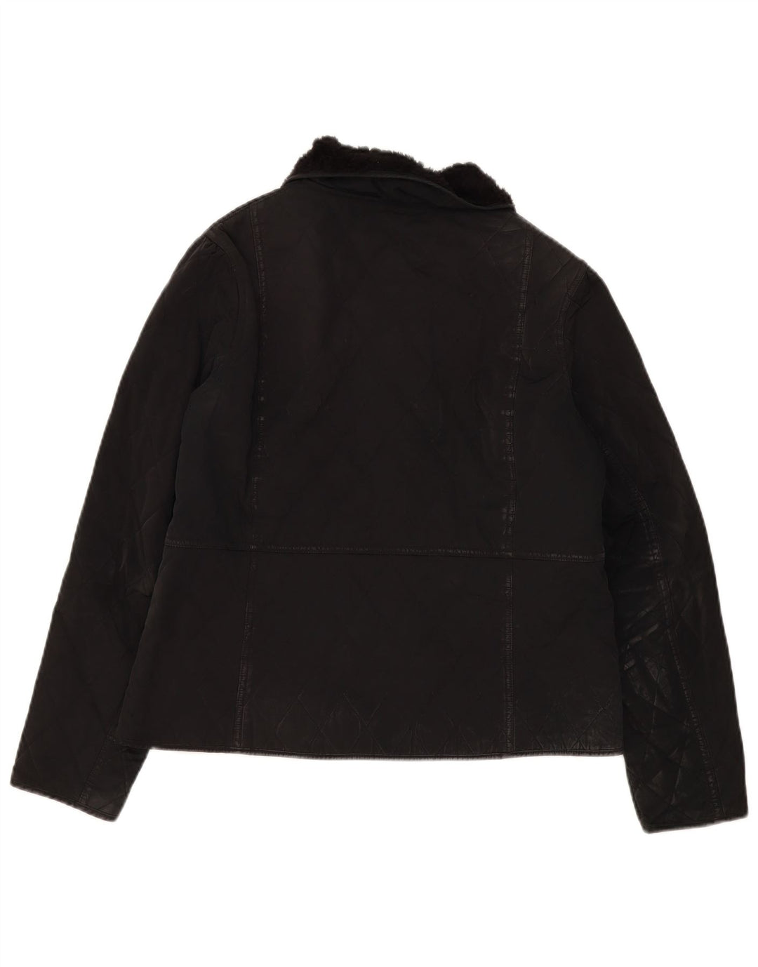 Barbour Veste matelassée pour femme UK 16 Large Noir Polyamide