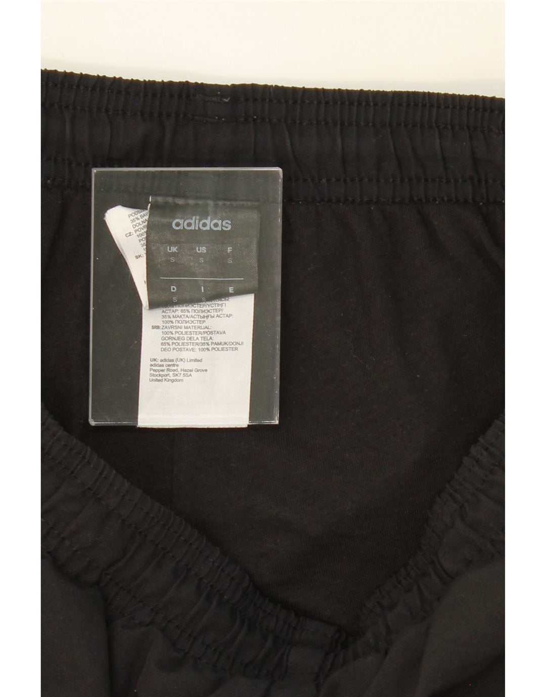 ADIDAS Mens Tracksuit Trousers Joggers Small  Black Polyester Vintage Adidas and Second-Hand Adidas from Messina Hembry 