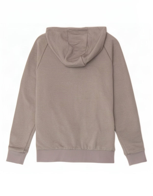 Adidas Pull à capuche zippé pour homme Petit gris Polyester