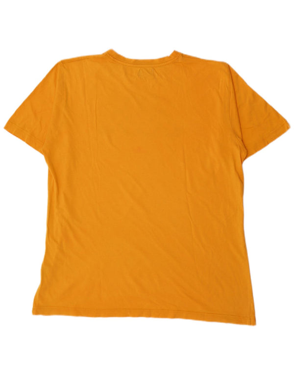 Kappa T-Shirt Graphique Homme Top XL Orange Coton