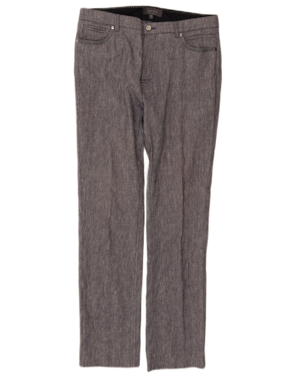 Marks & Spencer Pantalon décontracté pour femme UK 10 Small W30 L27 Bleu marine