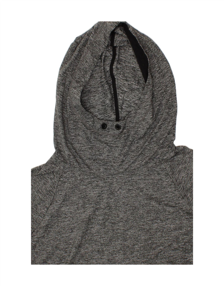 ATHLETA Womens Hooded Top Long Sleeve UK 6 XS Grey Polyester Vintage Athleta and Second-Hand Athleta from Messina Hembry 