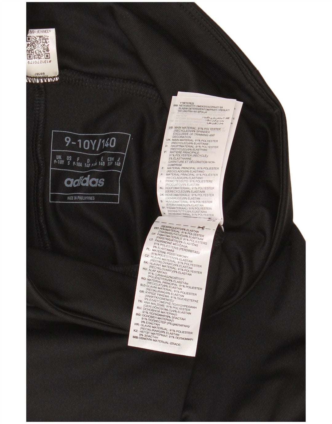 Adidas Leggings Aeroready Fille 9-10 ans Noir Polyester