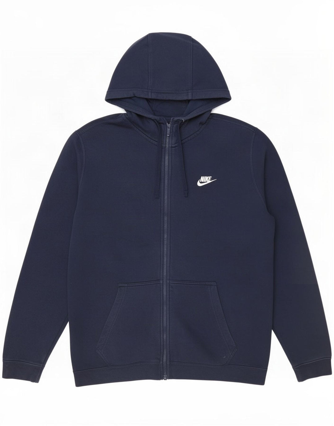 Nike Pull à capuche zippé pour homme, grand, bleu marine