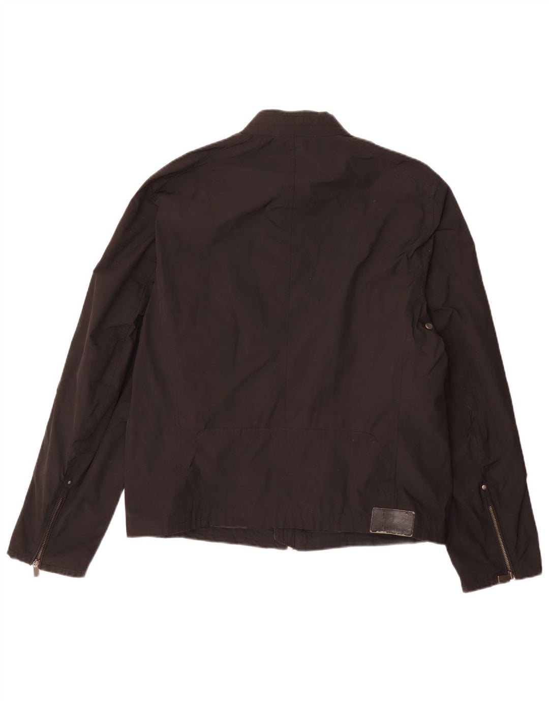 Trussardi Veste de motard pour homme UK 36 Small Noir