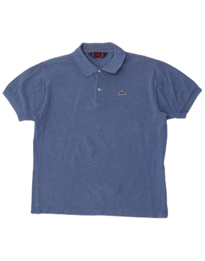 Kappa Polo Homme Bleu Moyen Coton
