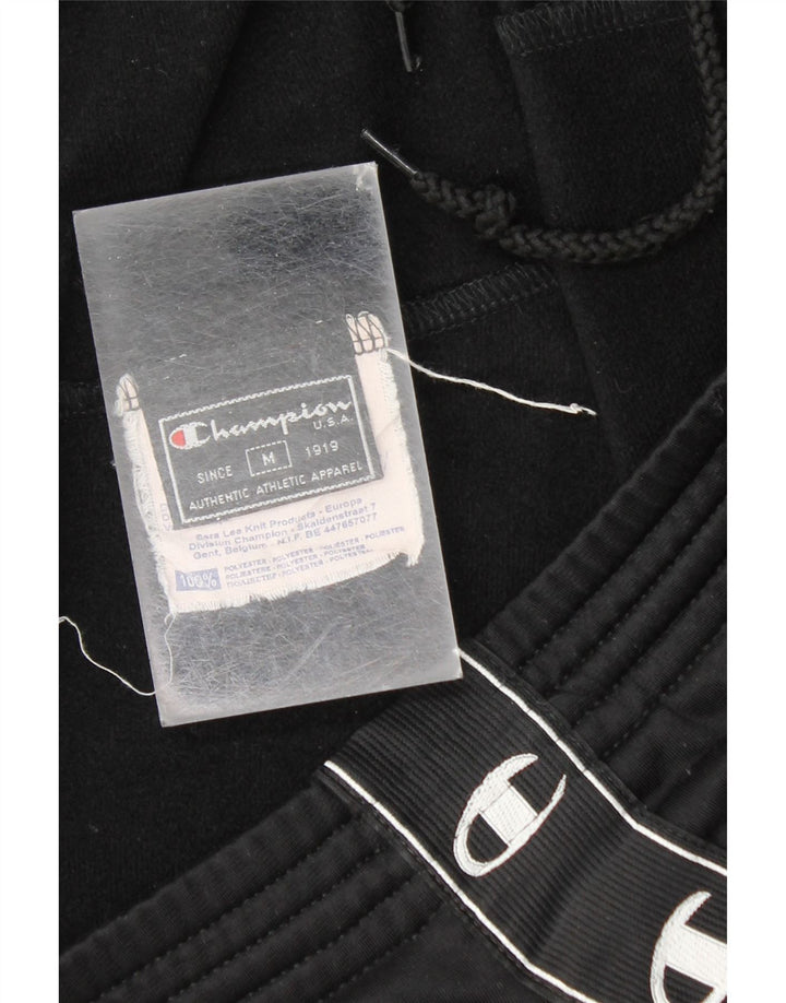CHAMPION Pantalon de Survêtement Graphique Homme Noir Moyen Polyester