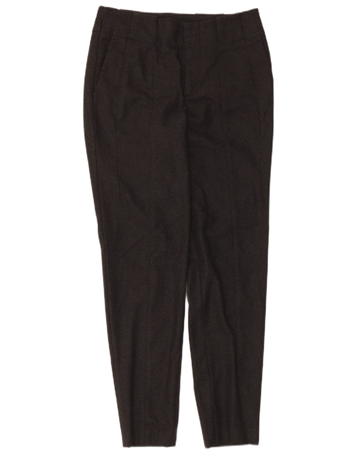 Pantalon Chino Pegged Femme Zara Petit W26 L28 Gris
