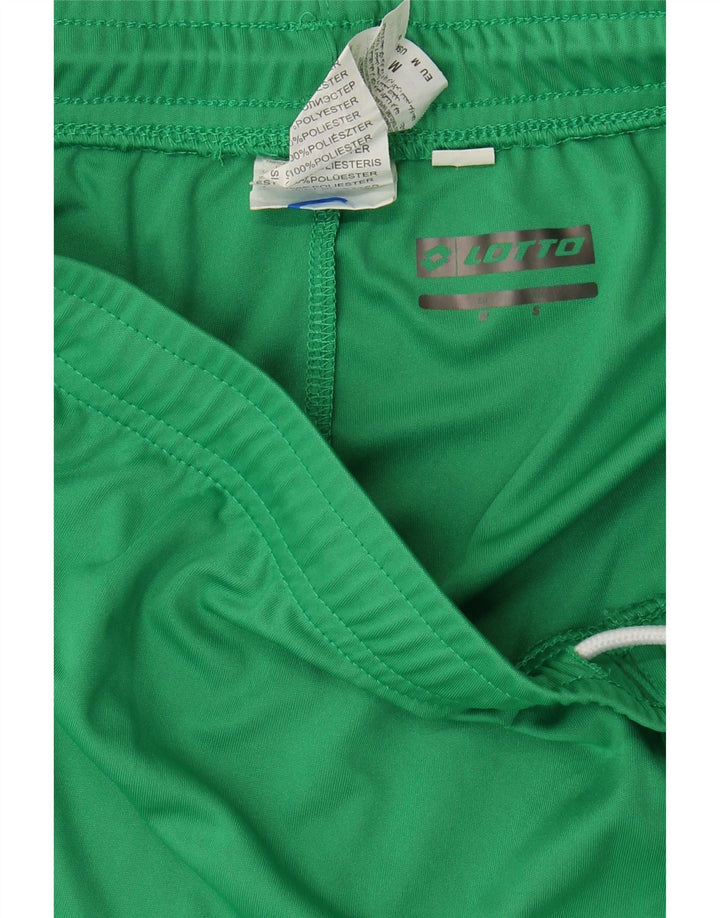 LOTTO Mens Sport Shorts Medium  Green Polyester Vintage Lotto and Second-Hand Lotto from Messina Hembry 