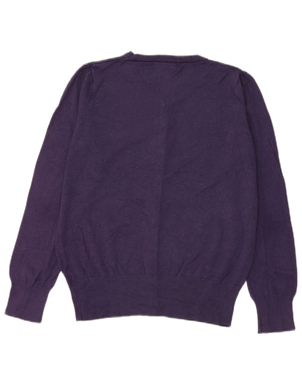 Marks & Spencer Cardigan pour femme en viscose violet moyen UK 12