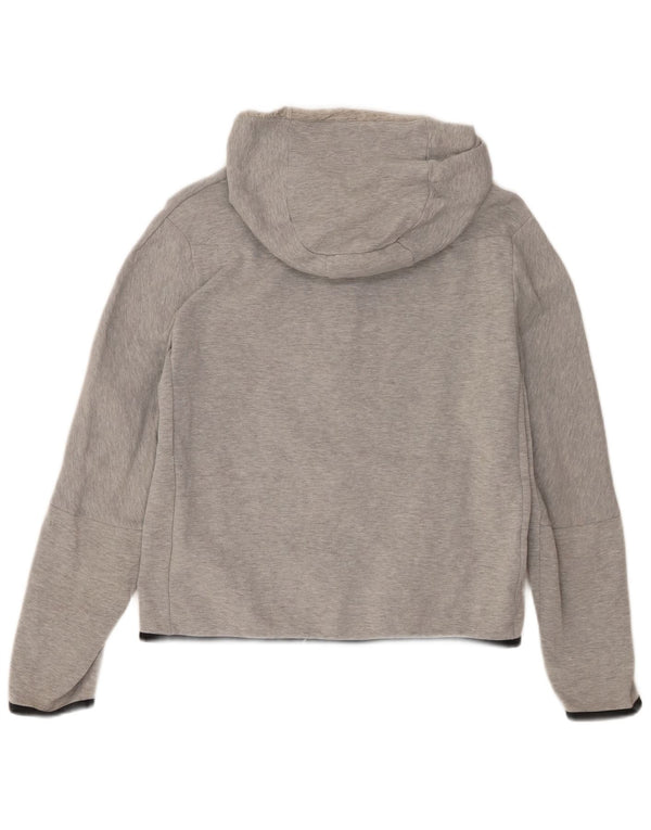 Nike Pull à capuche zippé coupe standard pour garçon 13-14 ans XL Gris moucheté