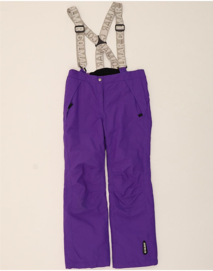 COLMAR Womens Dungarees Ski Trousers EU 38 Medium Purple Polyamide Vintage Colmar and Second-Hand Colmar from Messina Hembry 