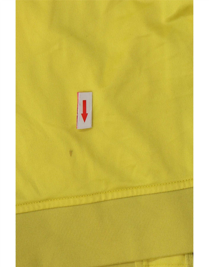 Kappa Veste de survêtement graphique pour femme UK 14 Jaune moyen Colourblock