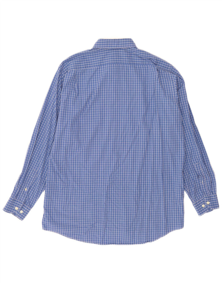 Lacoste Chemise Homme Taille 40 Coton Bleu Moyen Check