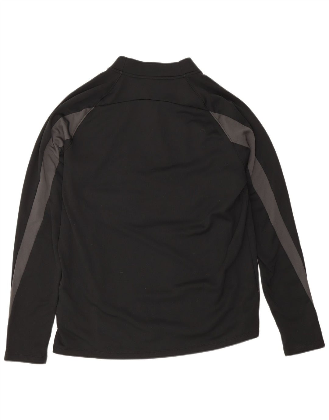 Nike Hommes Therma-Fit Zip Neck Pull Survêtement Haut Large Noir Polyester
