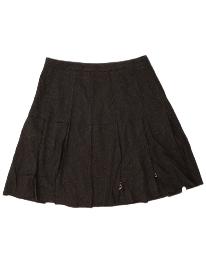Roberto Cavalli Jupe trapèze plissée pour femme W28 Gris moyen