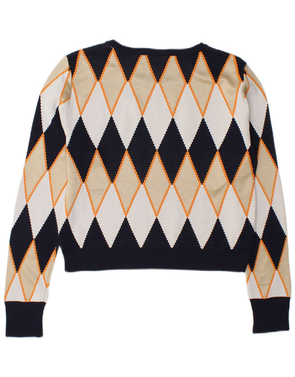 Zara Pull col bateau pour femme UK 14 Medium Multicolore
