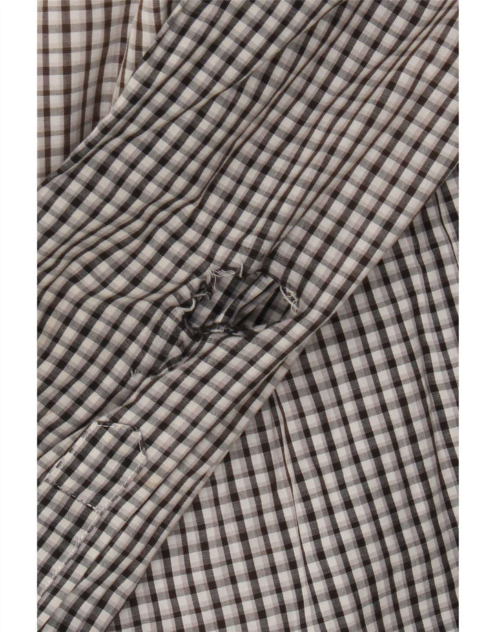 Carrera Chemise Regular Fit Grand Carreau Noir en Coton Homme