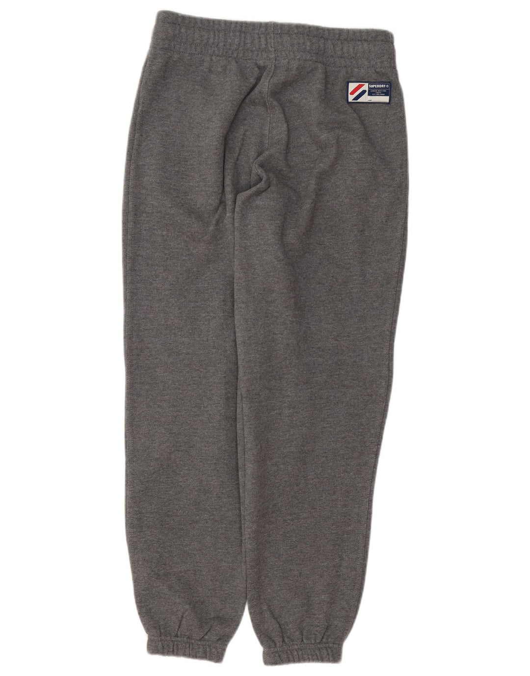 SUPERDRY Pantalon de survêtement pour femme Joggers UK 8 Small Gris Coton