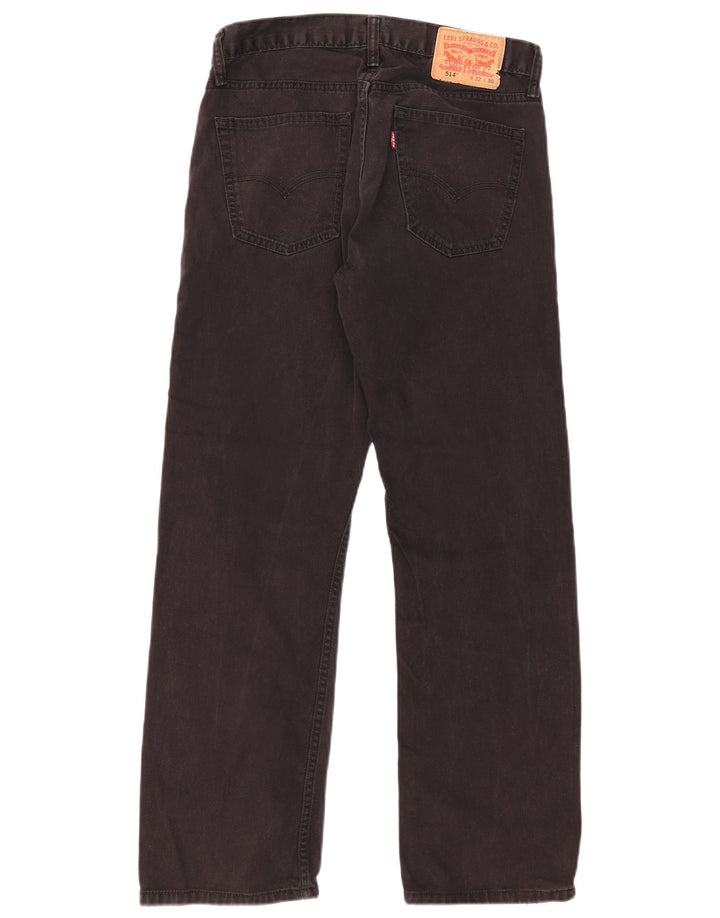 LEVI'S Jean Droit 514 Homme W32 L30 Noir Coton