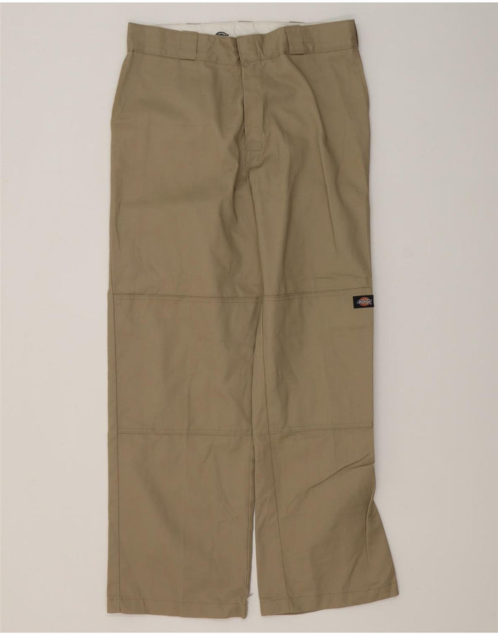 DICKIES Pantalon cargo coupe ample pour homme W32 L32 Beige Polyester
