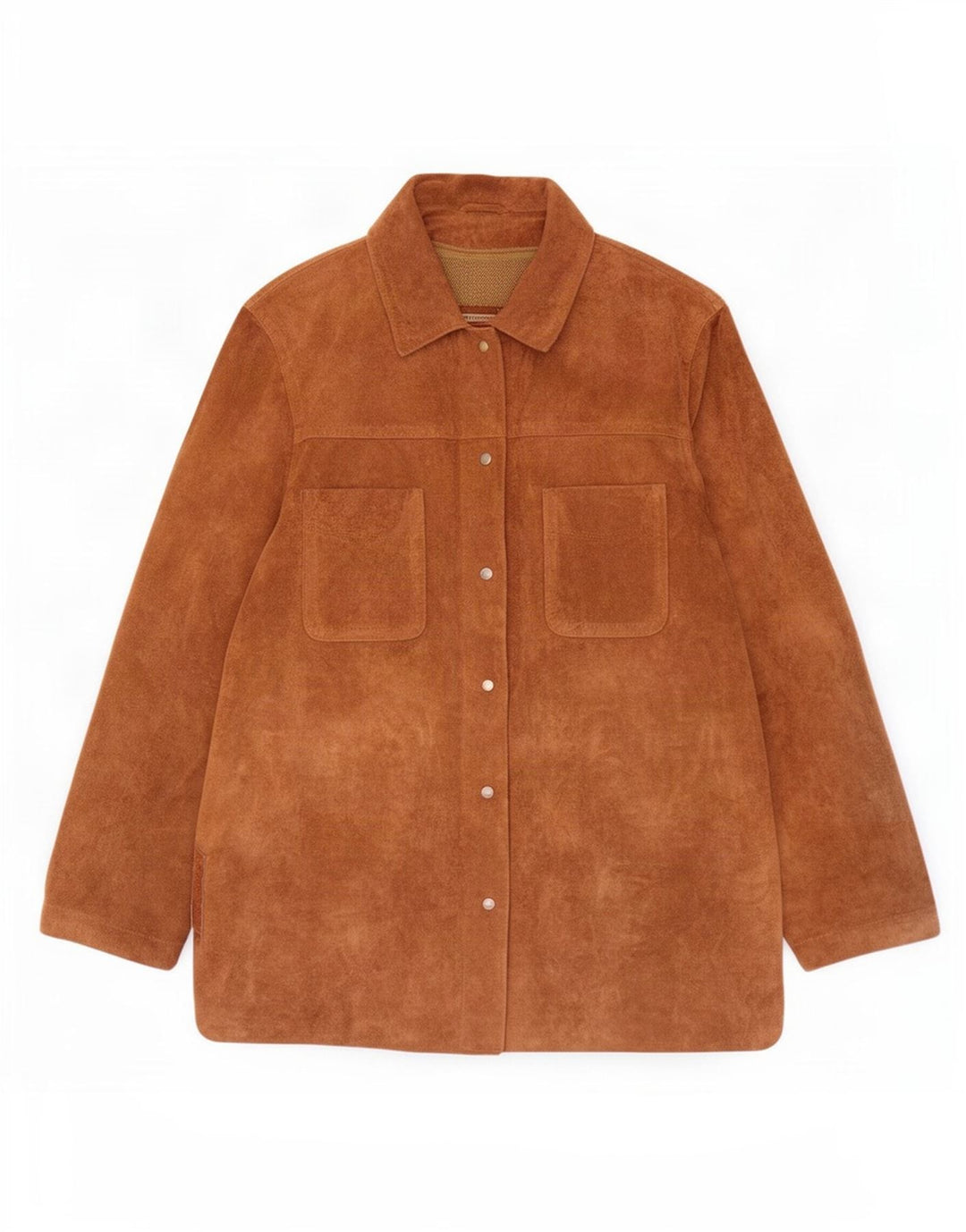 Privilegi Veste en Daim Femme IT 46 Grand Cuir Marron