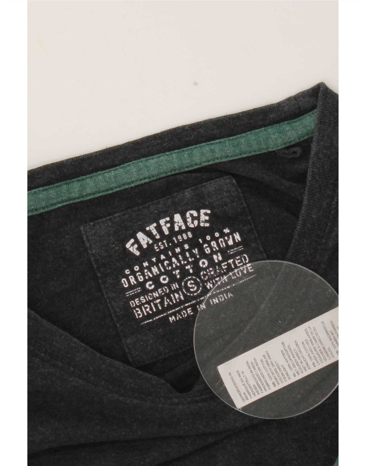Fat Face Haut Homme Manches Longues Petit Gris Colorblock Coton