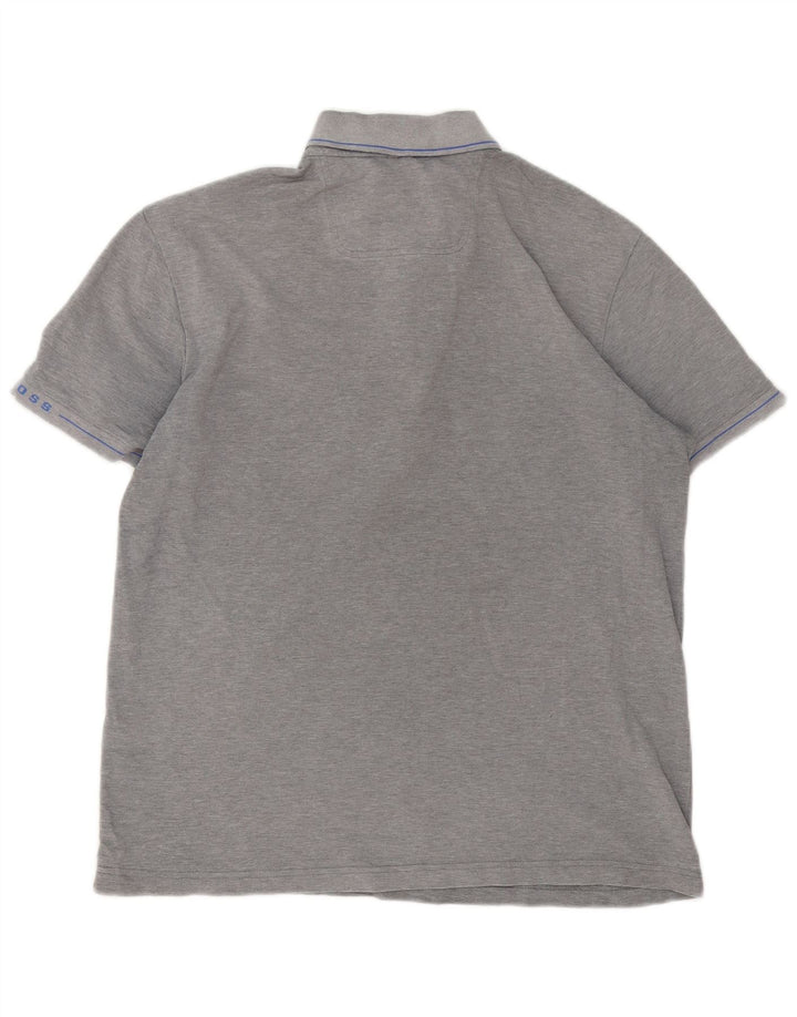 Hugo Boss Polo Slim Fit XL Gris Homme