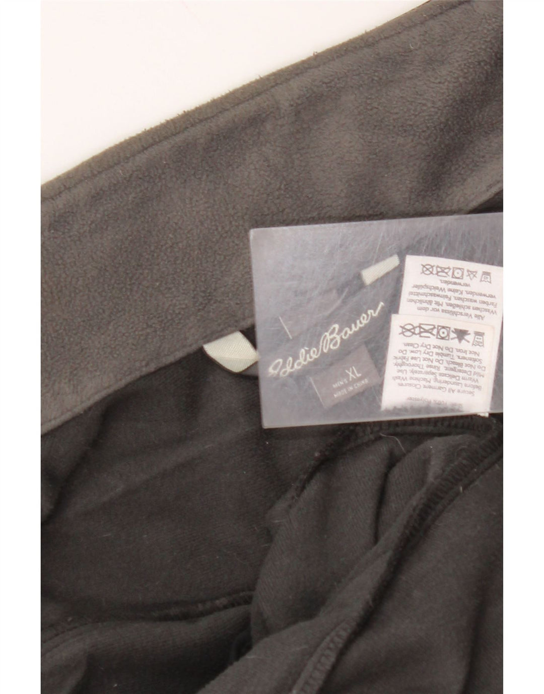 EDDIE BAUER Veste coupe-vent pour homme UK 42 XL Noir Polyester
