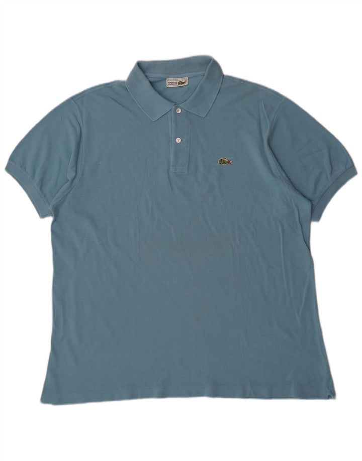 LACOSTE Polo Homme Taille 6 XL Bleu Coton