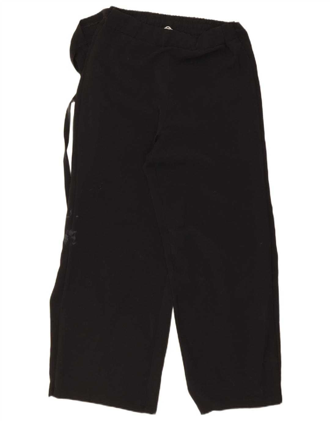 Zara Pantalon décontracté Wrap Femme Moyen W30 L27 Noir Polyester