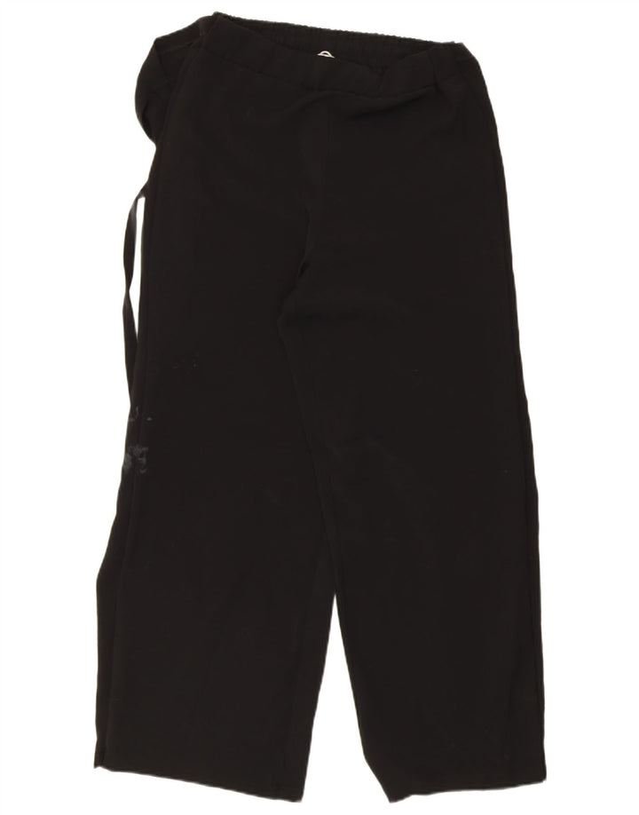 Zara Pantalon décontracté Wrap Femme Moyen W30 L27 Noir Polyester