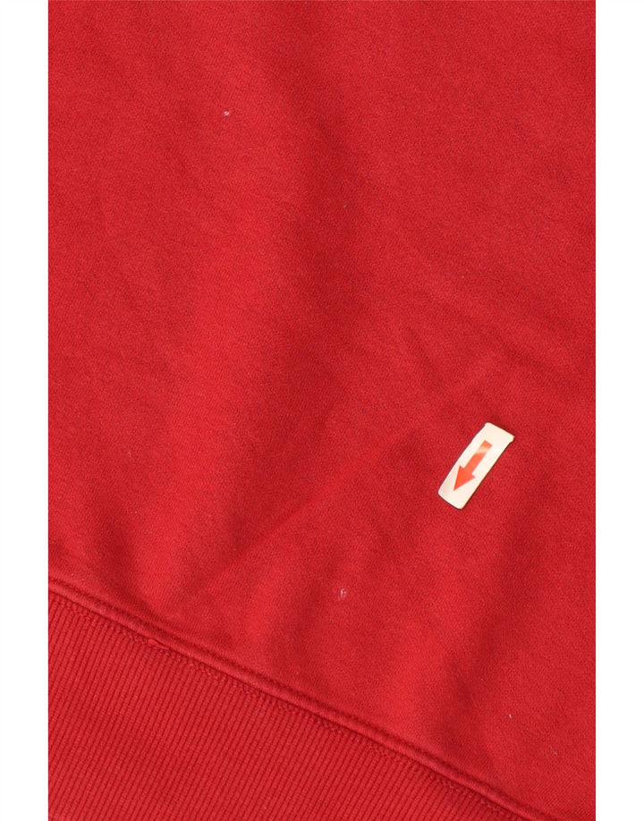 Napapijri Geographic Graphic Sweatshirt Jumper Homme Rouge Moyen Coton