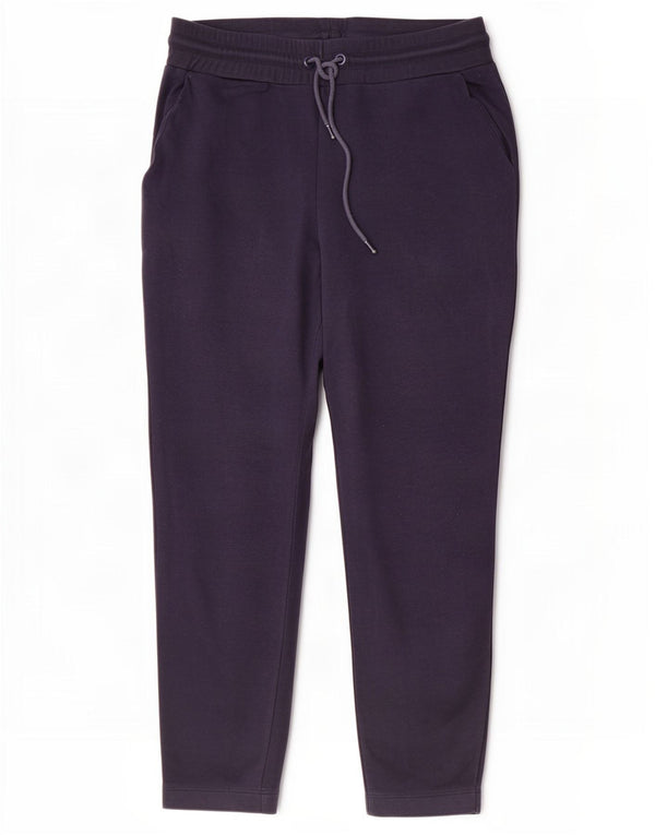 Boden Femme Pantalon De Survêtement Joggers UK 44 Large Bleu Marine Coton