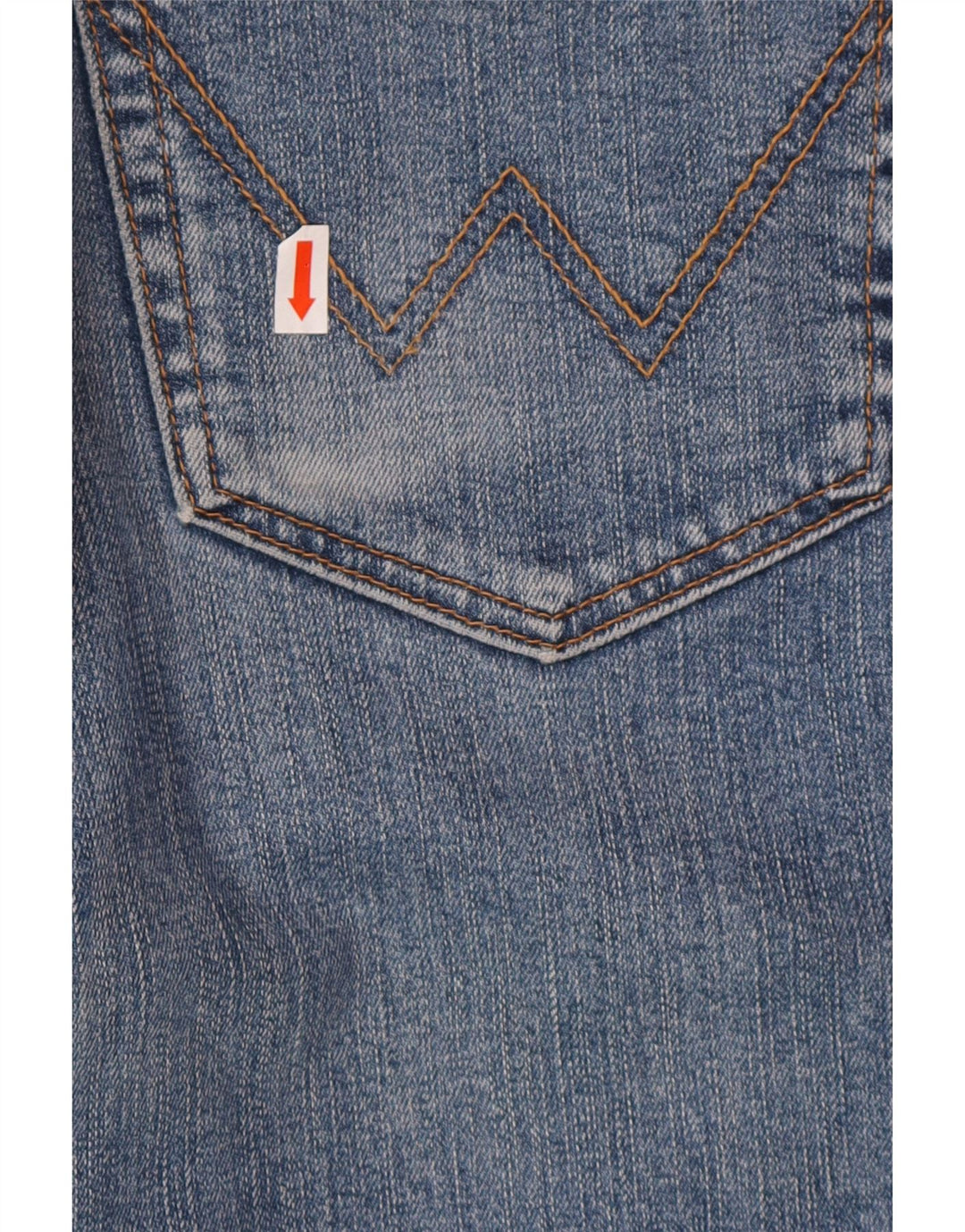 WRANGLER Short en Jean Homme W33 Bleu Moyen Coton