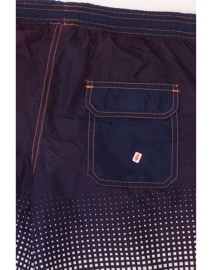 Sergio Tacchini Short de bain garçon 13-14 ans bleu marine à pois