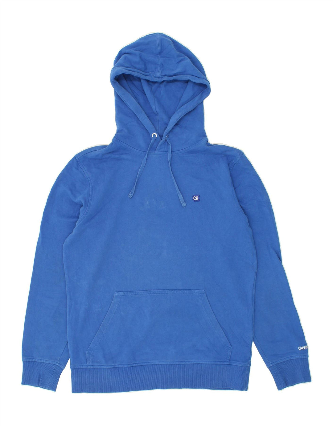 CALVIN KLEIN JEANS Mens Hoodie Jumper Medium Blue Cotton Vintage Calvin Klein Jeans and Second-Hand Calvin Klein Jeans from Messina Hembry 
