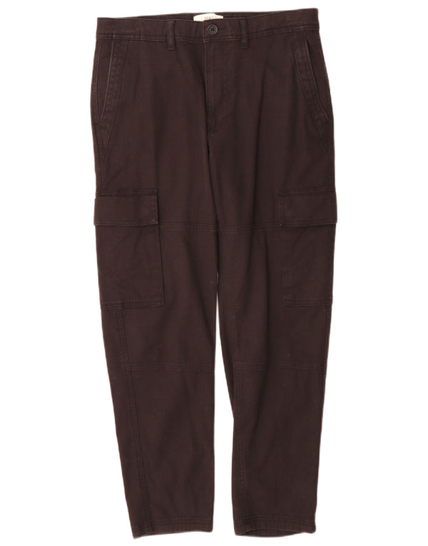 Marks & Spencer Pantalon Cargo Homme W30 L290 Coton Noir
