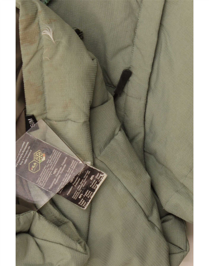 Fila Veste matelassée homme UK 36 Small Vert Polyamide