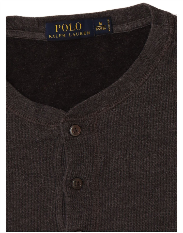 Polo Ralph Lauren Haut à manches longues homme gris moyen