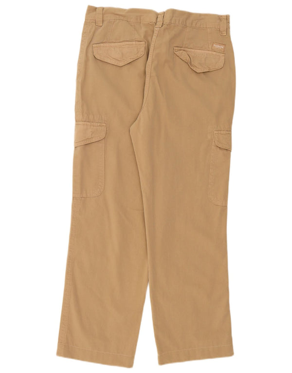 Carrera Pantalon Cargo Droit Femme W34 L27 Coton Beige