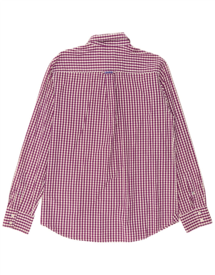 Crew Clothing Chemise Homme Grand Violet Vichy Coton