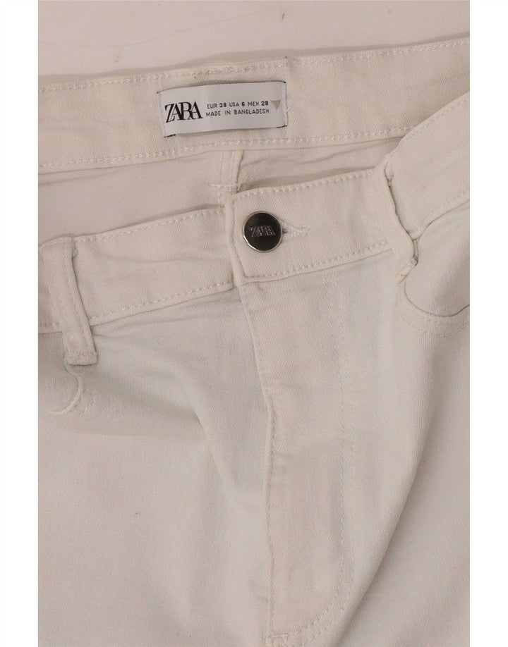 Zara Jean Jegging Femme EU 38 Petit W28 L28 Blanc