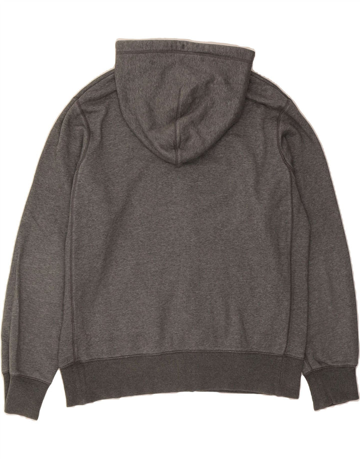 NIKE Mens Zip Hoodie Sweater Large Grey Cotton Vintage Nike and Second-Hand Nike from Messina Hembry 