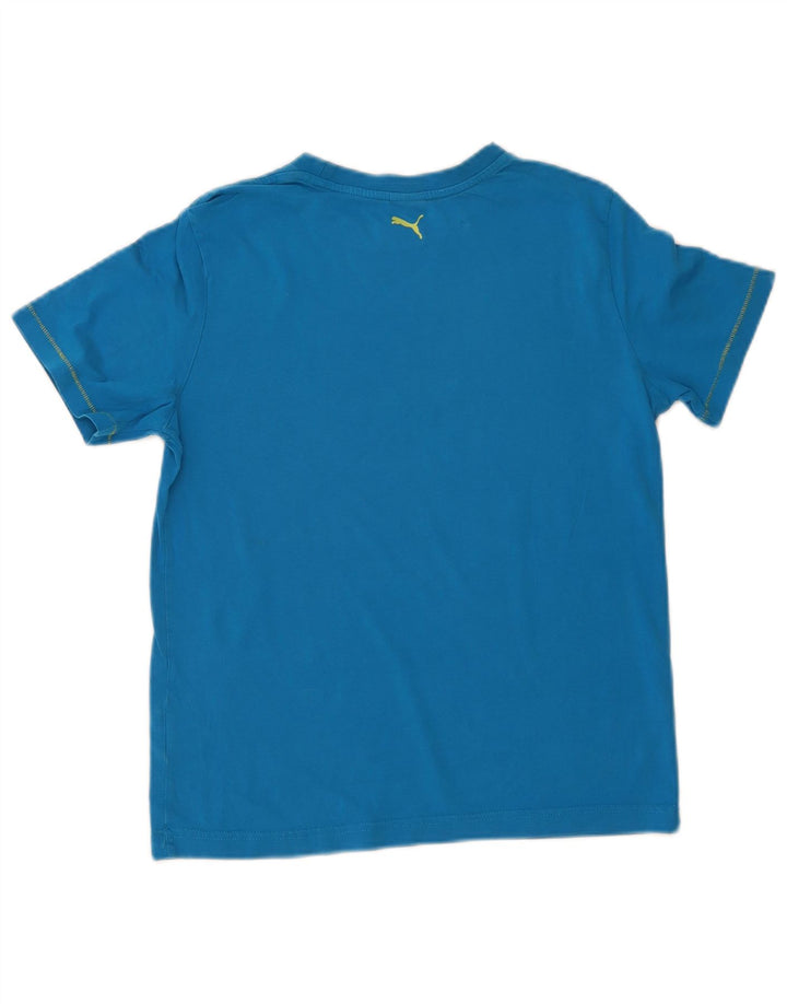 Puma T-Shirt Graphique Garçon 13-14 ans Bleu