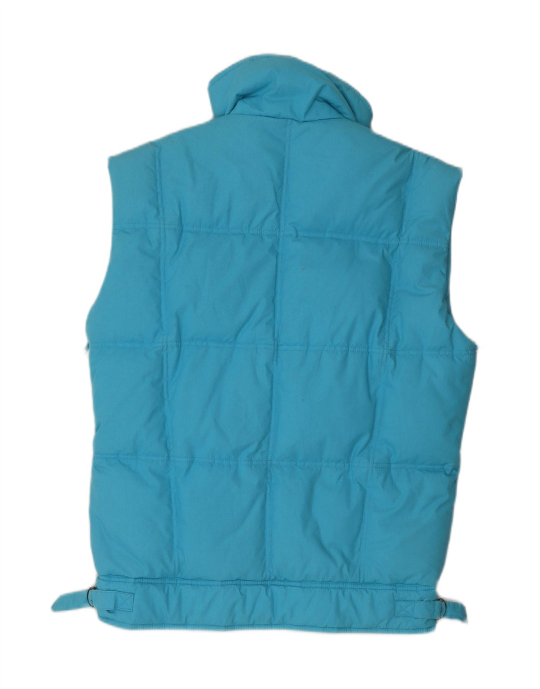 VINTAGE Womens Padded Gilet EU 38 Medium Blue Vintage Vintage and Second-Hand Vintage from Messina Hembry 