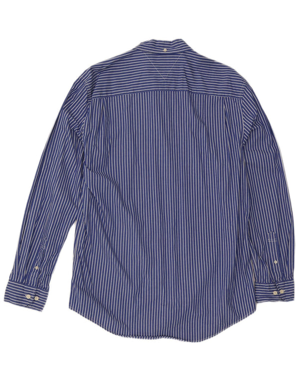 Tommy Hilfiger Chemise Homme XL Bleu Rayure Coton