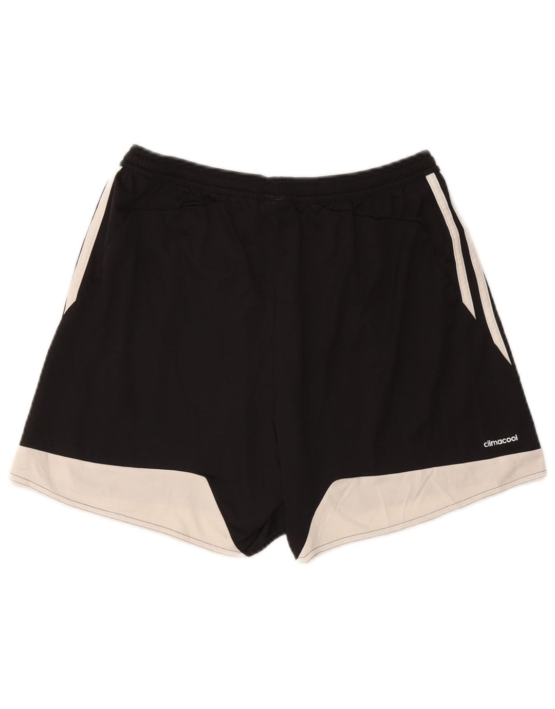 ADIDAS Short de sport Climacool pour femme UK 16/18 Large Noir Colourblock