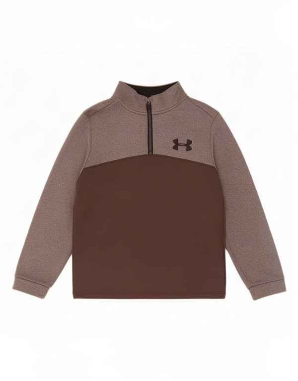 Under Armour Cold Gear Graphic Sweatshirt Jumper 7-8 ans Petit Gris