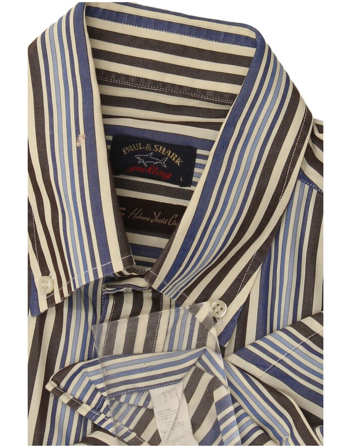 PAUL & SHARK Chemise Yachting Large Coton Rayé Multicolore Homme